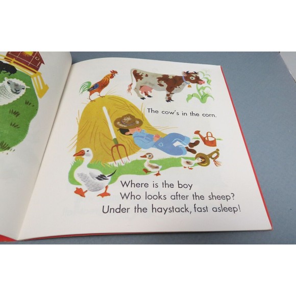 Baby's Mother Goose A Little Golden Read and Hear with 45 RPM Record 1948 - Picture 9 of 10